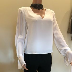 Ramy Brook Annete Embellished Silk Blouse